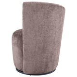 Nueva - Upholstered Swivel Chair Curved Backrest