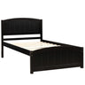 Platform Bed & Headboard, Footboard And Wood Slat Support