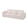 Modular Sectional Sofa With Extra Wide Cushion, USB / Type C Charger, Petal Armrest