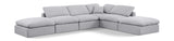 Indulge - Linen 6 Piece Modular Armless Sectional