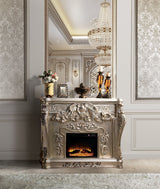 Sorina - Fireplace - Antique Silver