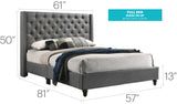 Nailhead Bed Transitional Vibrant
