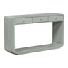 Console Table With 3 Drawers And Display Shelf