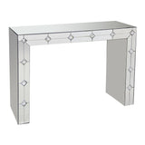 Hessa - Console Table - Mirrored & Faux Rhinestone