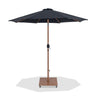 Fiji - Aluminum Patio Umbrella With Square Teak Base