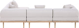 Laguna - 4 Piece 106.5" Upholstered Outdoor Patio Modular Sectional
