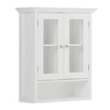 Acadian - Double Door Wall Cabinet - Pure White