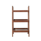 Premium Storage Organizer, 3-Tier Beech Shoe Rack For Entryway, Living Room - Walnut