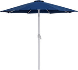 Fiji - Aluminum Patio Umbrella With Round White Base