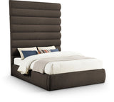 Adam - Boucle Fabric Bed With 89" Headboard
