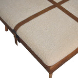 Buffalo - Large Square Footstool - Brown
