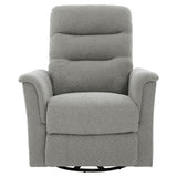 Manual Recliner Chair With 8 Point Massage And Swivel Function