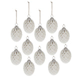 Glass Decorative Hanging Ball Christmas Tree Ornaments (Set of 12)
