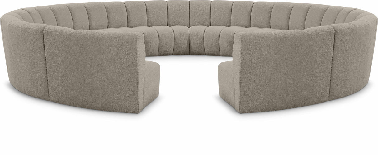 Infinity - 12 Piece Boucle Modular Sectional