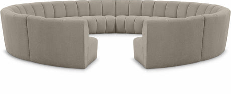 Infinity - 12 Piece Boucle Modular Sectional