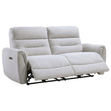 Eastre - Power Motion Sofa With USB Port - Beige Chenille