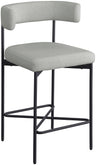 Rivage - Durable Stool With Black Frame (Set of 2)