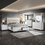 Tarian - Mirror With LED - Pearl White