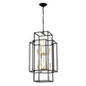 8 Light Lantern Chandelier Lighting, Entryway Chandeliers For High Ceilings, Chandeliers For Dining Room, Foyer, Entry, Staircase, Hallway, Height Adjustable (E12 Bulbs Not Included)