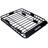 Motoring Rooftop Cargo Carrier Basket Steel, Universal Fit Roof Rack