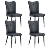 Minimalist Style Minimalist Dining Chairs With Metal Legs