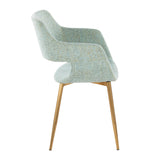 Margarite - Dining / Accent Chair - Gold Metal (Set of 2)