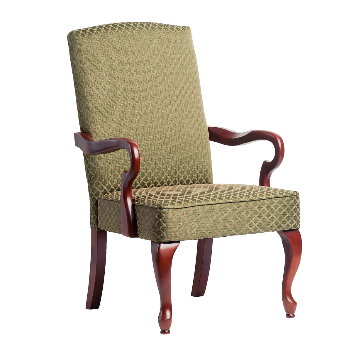 Delaney - Elegant Gooseneck Arm Chair With High Back