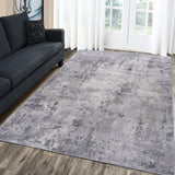 Marfi - 6' X 9' Abstract Area Rug - Light Gray