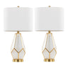 Geo - Rain Glass Table Lamp (Set of 2)