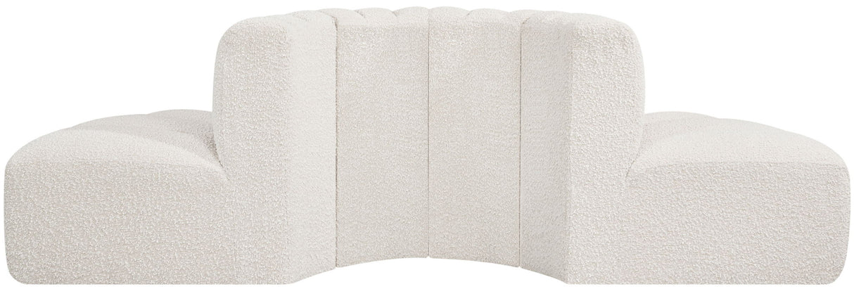 Arc - Boucle Fabric 4 Piece Modular Sofa