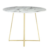 Cosmo - Dining Table - White Marble Top