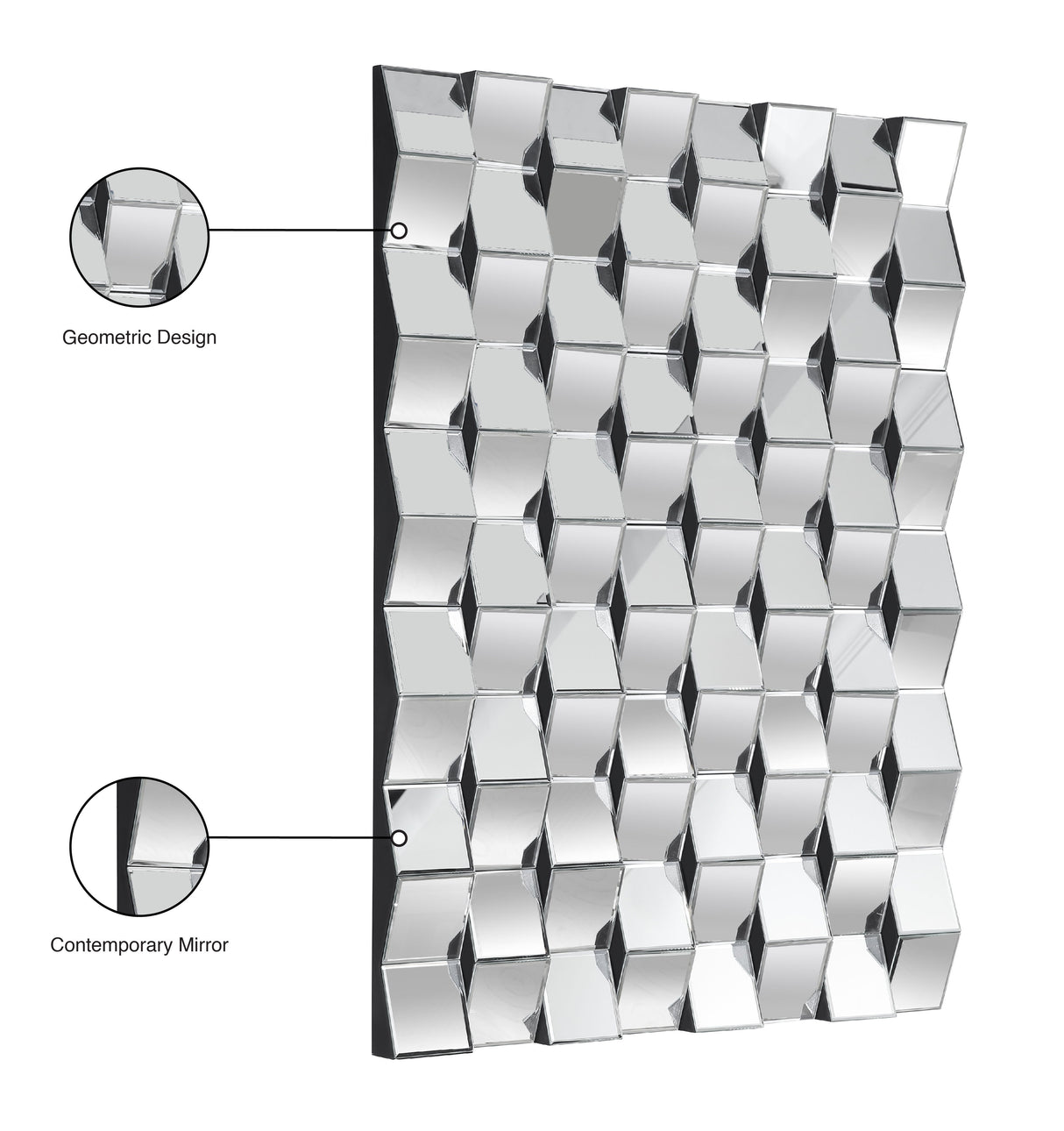 Ziggy - Mirror - Pearl Silver