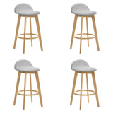 Vera - Upholstered Wood Counter Height Barstool