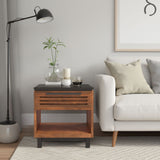 Graceland - Side Table, Fully Assembled - Black, Bourbon
