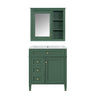 Bathroom Vanity With Medicine Cabinet, Royal Mirror Cabinet, Modern Bathroom Storage Cabinet With 2 Soft Closing Doors And 4 Drawers