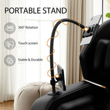 Massage Chair Recliner With Zero Gravity With Full Body Air Pressure - Black / Blue / Gold