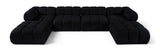 Orin - Velvet 6 Piece Modular Double Chaise Sectional