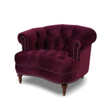 La Rosa - Victorian Tufted Upholstered Accent Chair