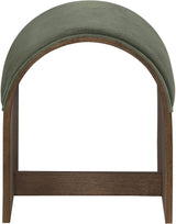 Sable - Velvet Performance Fabric Upholstered Bench