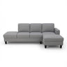 L - Shaped Sectional Sofa With Chaise & Ottoman