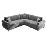 L-Shaped Sofa Couch With Pull-Out Bed