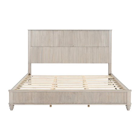 Platform Bed Frame & Tall Headboard