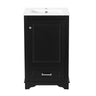 20" Bathroom Vanity With Sink, 1 Drawer, Freestanding Single Set