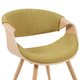 Butterfly - Upholstered Dining Chair - Brown Oak