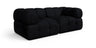 Orin - Velvet Performance Fabric Upholstered 2 Piece Modular Sofa (2 Corner Chairs)