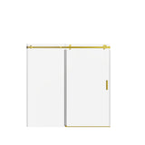Frameless Single Sliding Shower Door, Sgcc Tempered Glass, Reversible
