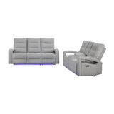Isolde - Power Reclining Set With LED Lighting