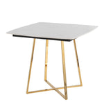 Folia - Dinette Table - Gold Metal