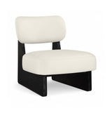 Vetra - Vegan Leather Upholstered Accent Chair With Black Base