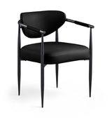 Virella - faux Leather Upholstered Dining Chair (Set of 2) - Black Base
